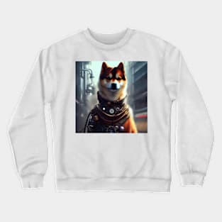 Shiba Inu in the City Crewneck Sweatshirt